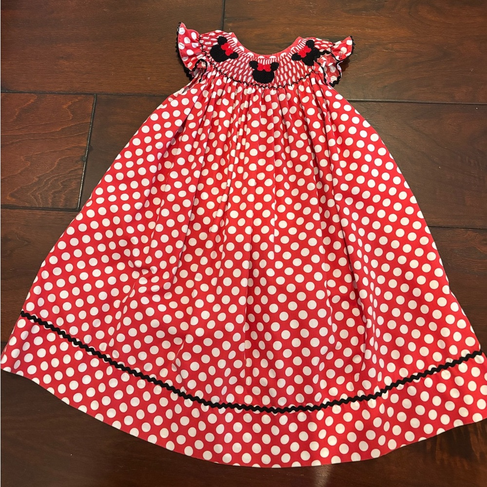 Polka Dot Kids Dress - Red and White